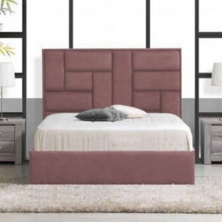 Cama Estofada De Casal Dalia + Colchão Opc.