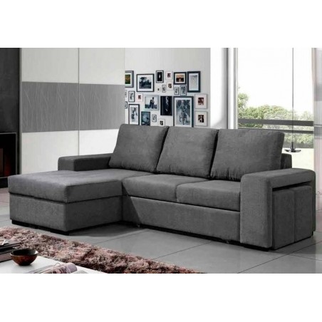 Sofá 2L + Chaise Long Reversível Máximo (240x150cm)