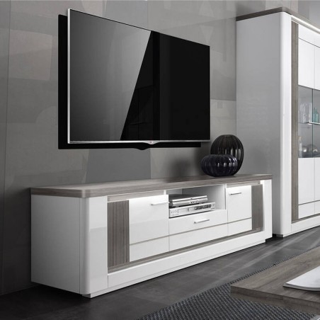 Base TV Bellaria Lacada (c/ Luz LED)