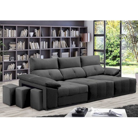 Sofá 2L + Chaise Long c/ Cama King Small (245x160cm)