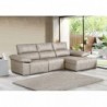 Sofá 2L + Chaise Long c/ Duplo Relax Elétrico Hades (300x165cm)