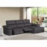 Sofá 2L + Chaise Long c/ Duplo Relax Elétrico Hades (300x165cm)