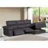 Sofá 2L + Chaise Long c/ Duplo Relax Elétrico Hades (300x165cm)