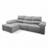 Sofá 2L + Chaise Long c/ Duplo Relax Elétrico Hades (300x165cm)