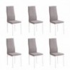 Pack de 6 Cadeiras Yuri (Pernas Brancas)