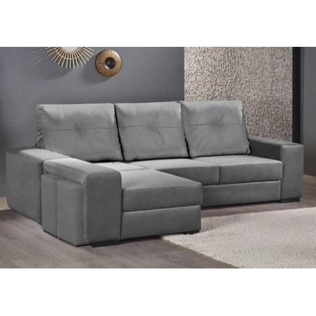 Sofá 2L + Chaise Long Reversível Veneza (240x150cm)