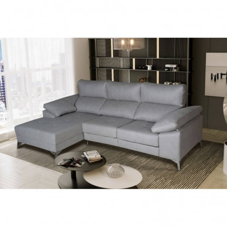 Sofá 2L + Chaise Long c/ Cama Blue (280x165cm)