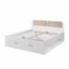 Pack Cama Galaxy (Branca) + Estrado (200x180cm)