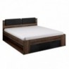 Pack Cama Galaxy (Castanha) c/ 2 Mesas de Cabeceira + Estrado (200x180cm)