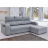 Sofá 2L + Chaise Long Reversível Cortada Luna 2 (230x150cm)