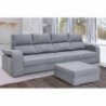 Sofá 3L + Chaise Long Reversível Cortada Luna 2 (290x150cm)