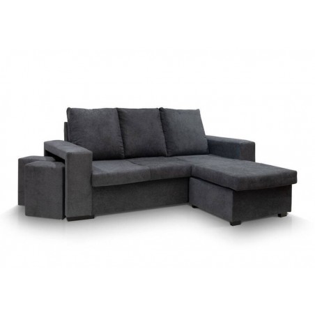 Sofá 2L + Chaise Long Reversível Cortada Sintra 2 (200x150cm)