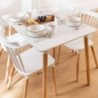 Mesa de Jantar Fixa Retangular Eames