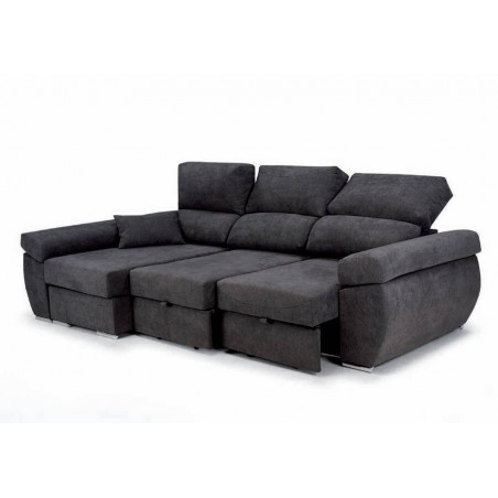 Sofá 2L + Chaise Long c/ Cama Norman (280x140cm)