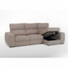 Sofá 2L + Chaise Long c/ Cama Eros (290x155cm)