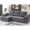 Sofá 2L + Chaise Long c/ Cama Logan (280x145cm)