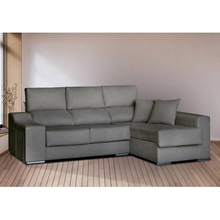 Sofá 2L + Chaise Long Málaga (265x140cm)