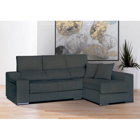 Sofá 2L + Chaise Long Sevilha (265x140cm)