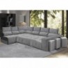 Sofá Canto c/ Chaise Long e Cama Eros Deluxe (250x350x160cm)