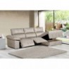 Sofá 2L + Chaise Long c/ Duplo Relax Elétrico Hades (300x165cm)