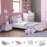 Pack Quarto Completo Etoiles c/ Cómoda + Estrado (190x90cm)