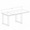 Mesa de Jantar Extensível Helio II (130/175x76x80cm)