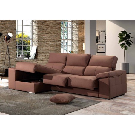 Sofá 2L + Chaise Long Sevilha (300x160cm)