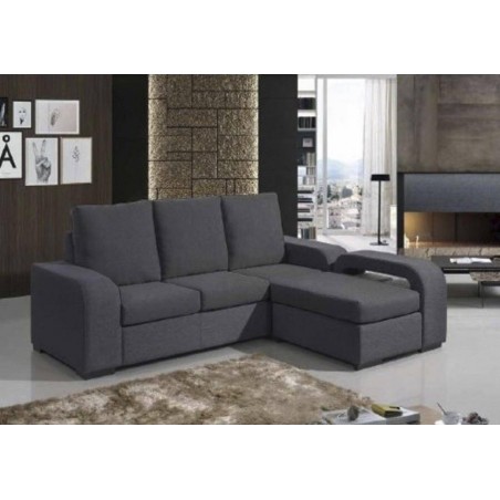 Sofá 2L + Chaise Long Reversível Spartacus (230x164cm)