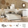 Pack Quarto Completo Cottage c/ Cómoda + Estrado (190x140cm)